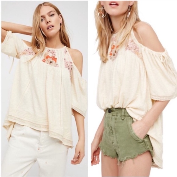 Free People Tops - NWOT Free People Fast Times Cold Shoulder Top